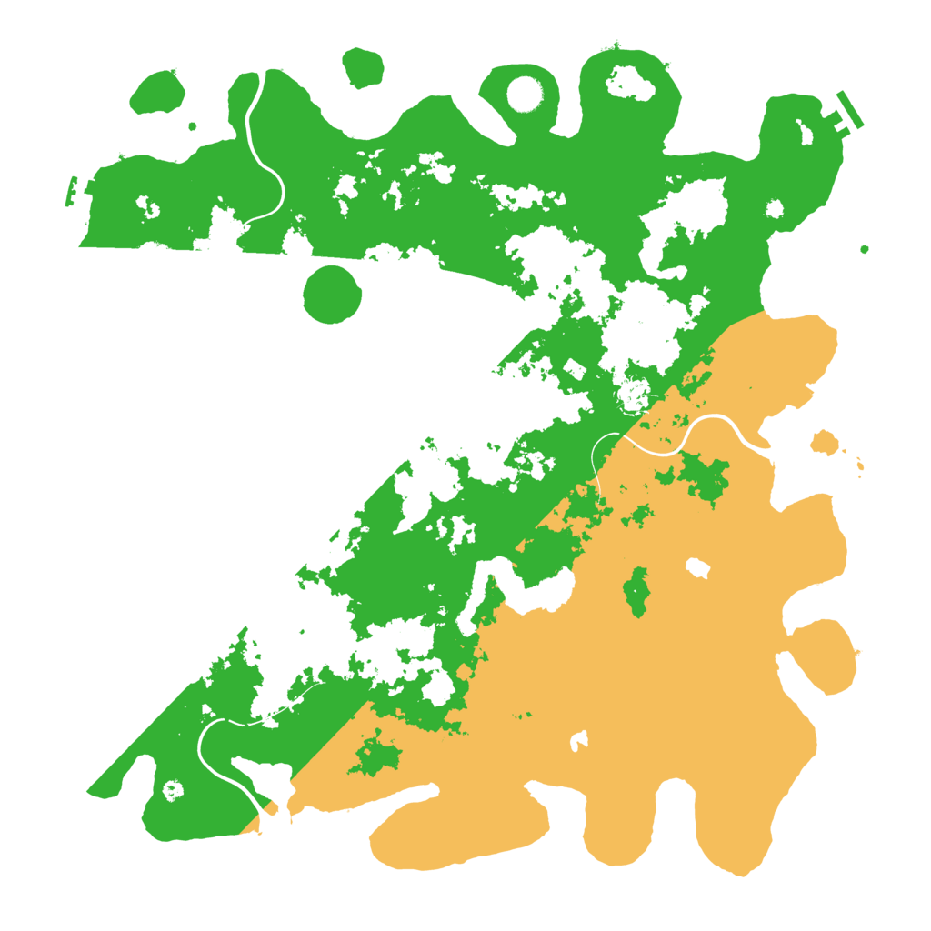 Biome Rust Map: Procedural Map, Size: 4575, Seed: 391039