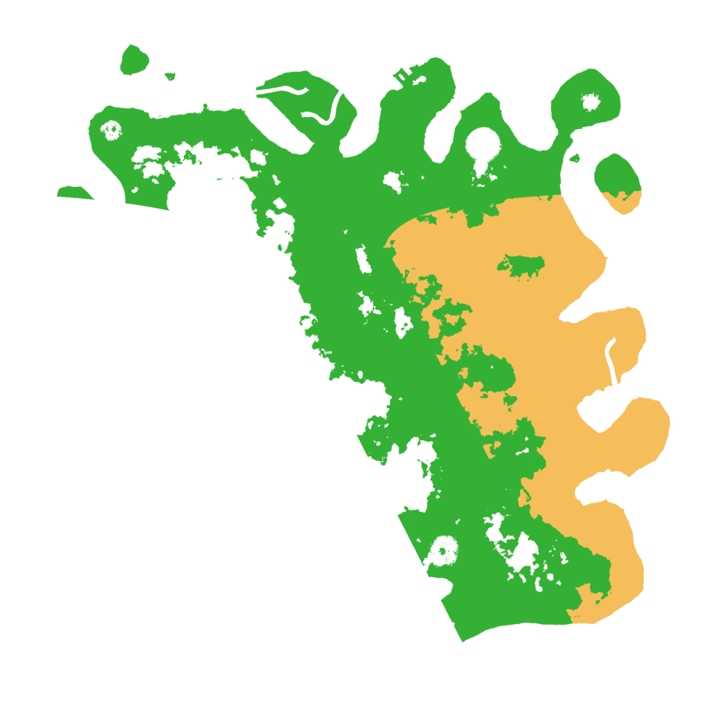Biome Rust Map: Procedural Map, Size: 3700, Seed: 98618425