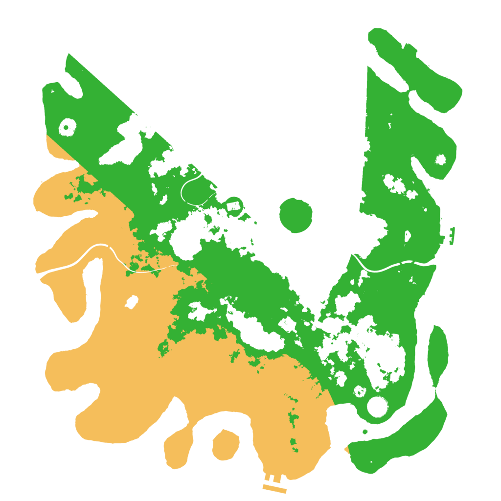 Biome Rust Map: Procedural Map, Size: 4250, Seed: 586488239