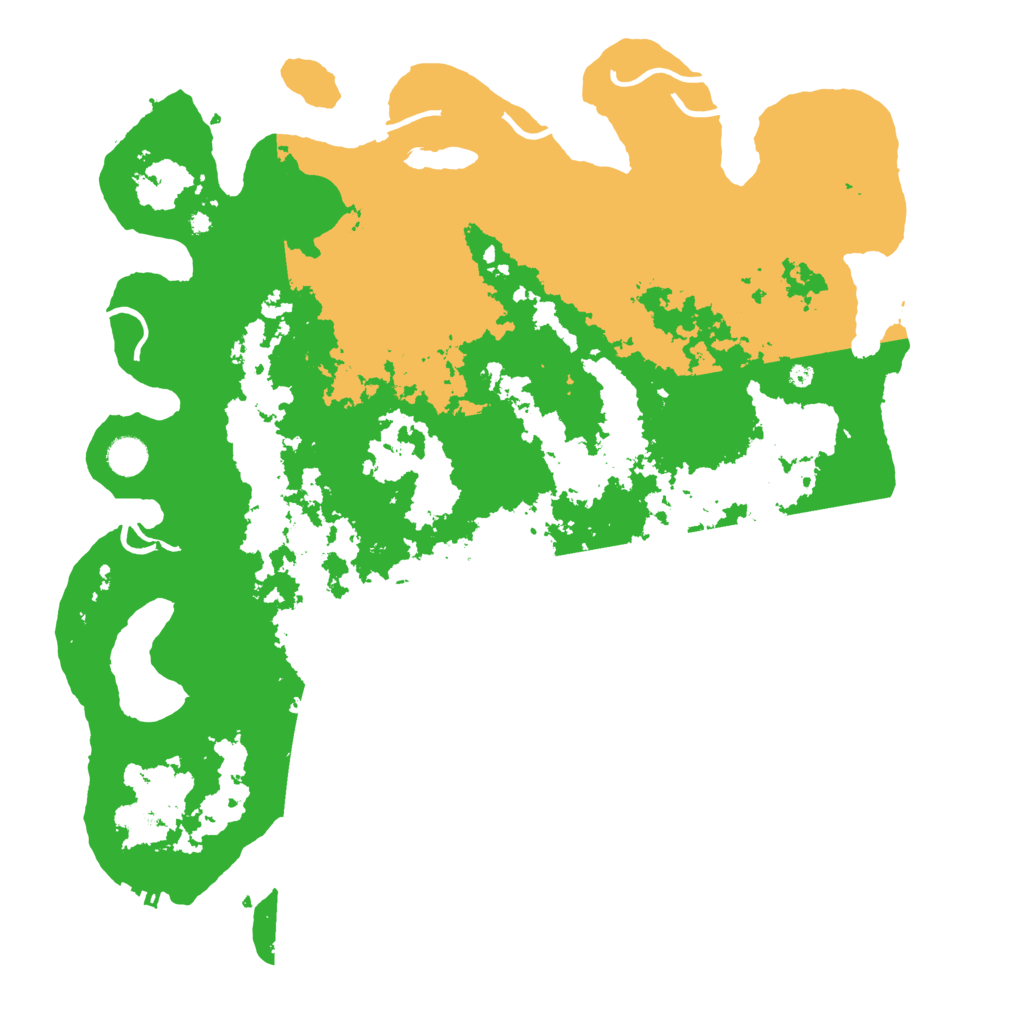 Biome Rust Map: Procedural Map, Size: 4500, Seed: 434136826