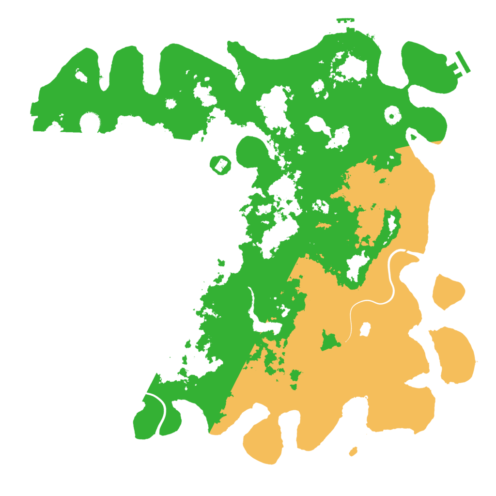 Biome Rust Map: Procedural Map, Size: 4250, Seed: 8161992