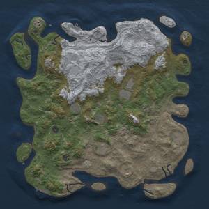 Thumbnail Rust Map: Procedural Map, Size: 4700, Seed: 5, 18 Monuments