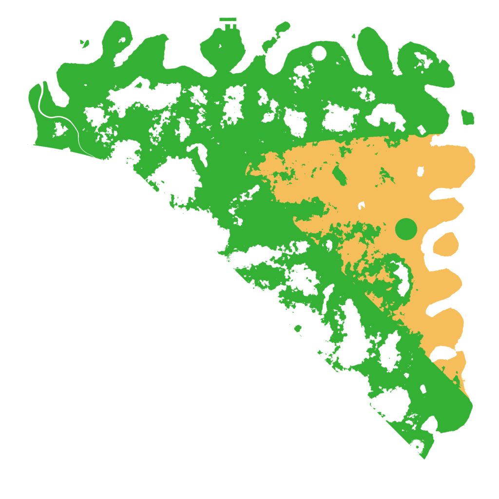 Biome Rust Map: Procedural Map, Size: 6000, Seed: 118356680