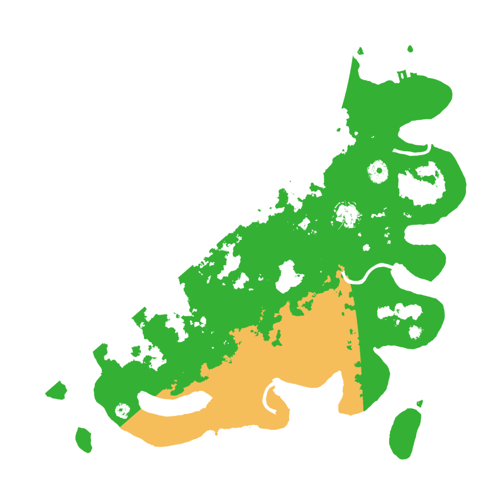 Biome Rust Map: Procedural Map, Size: 3500, Seed: 19172496