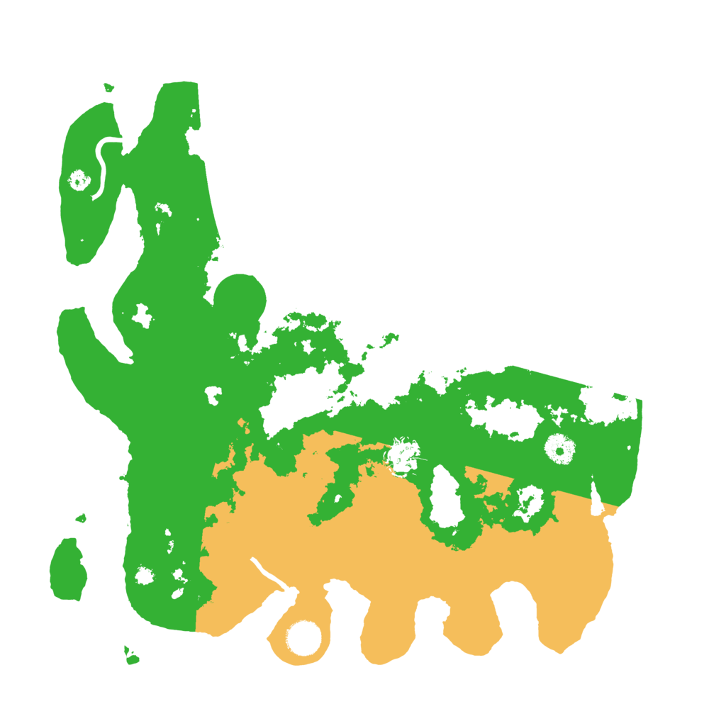 Biome Rust Map: Procedural Map, Size: 3650, Seed: 14886353