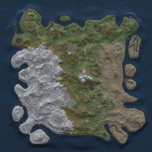 Thumbnail Rust Map: Procedural Map, Size: 4250, Seed: 2078823673, 18 Monuments