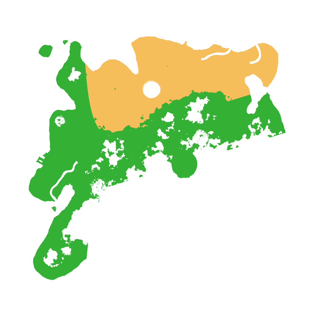 Biome Rust Map: Procedural Map, Size: 3200, Seed: 2067339736