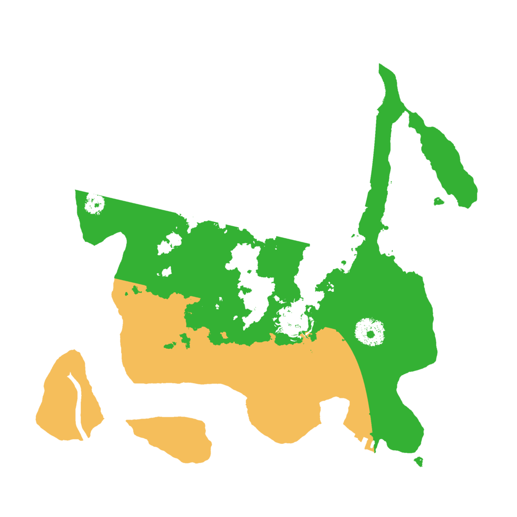 Biome Rust Map: Procedural Map, Size: 2700, Seed: 25456585