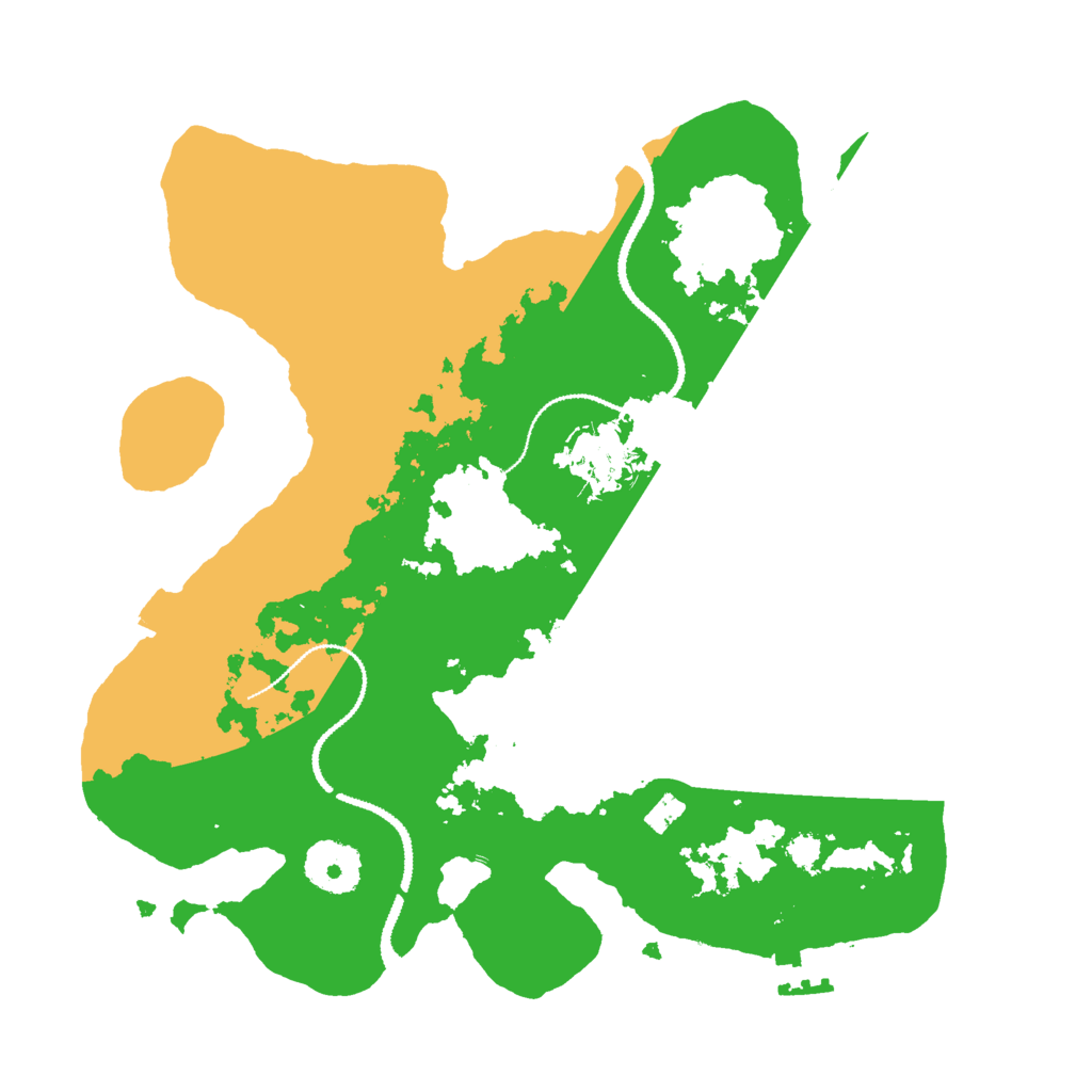 Biome Rust Map: Procedural Map, Size: 3000, Seed: 9357684