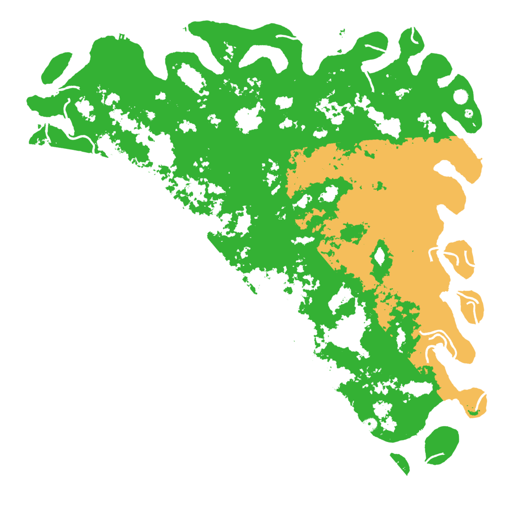 Biome Rust Map: Procedural Map, Size: 6000, Seed: 810545059