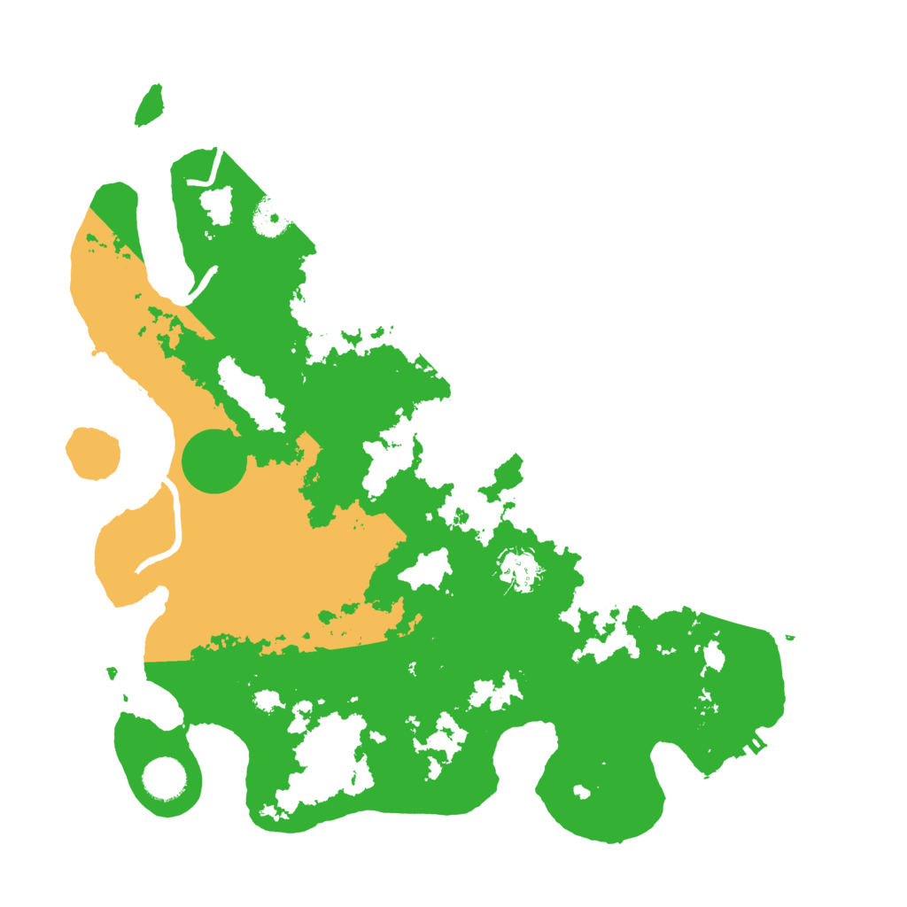 Biome Rust Map: Procedural Map, Size: 3700, Seed: 926441518