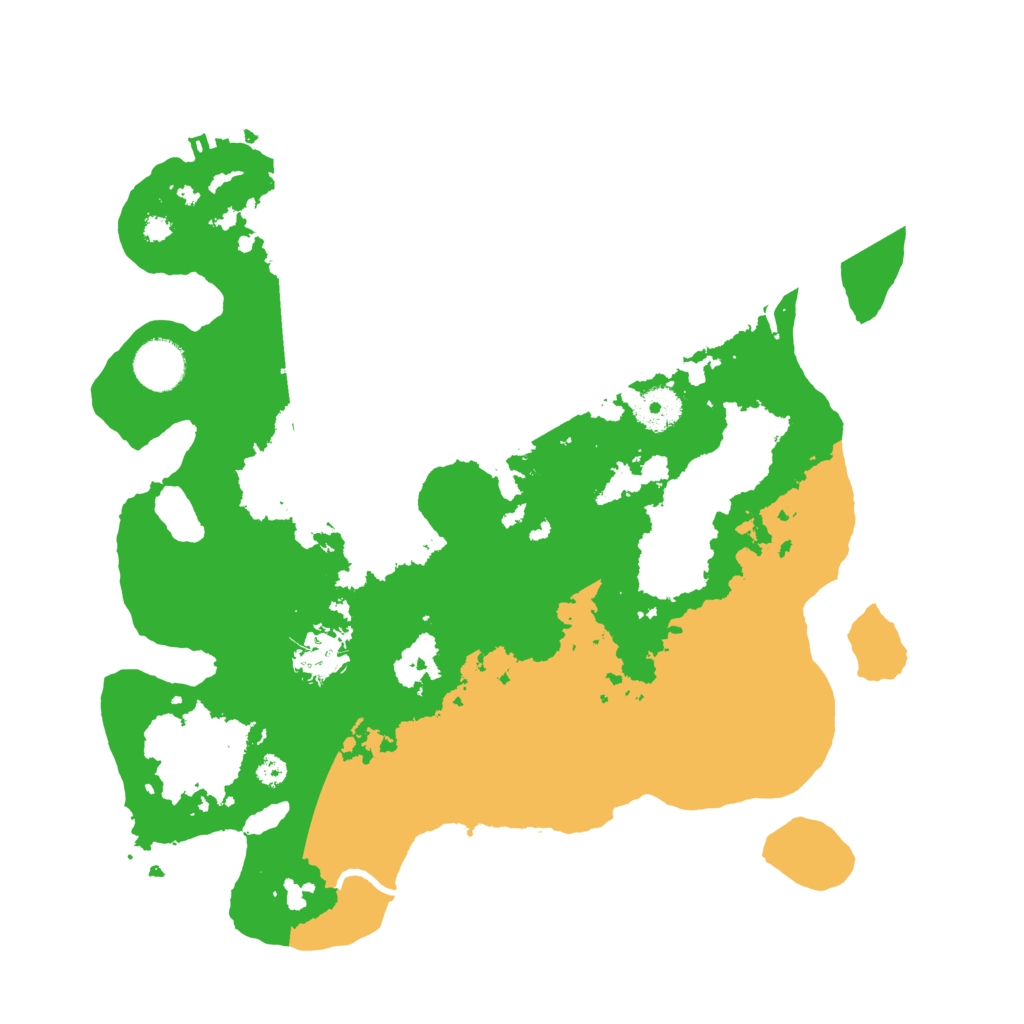 Biome Rust Map: Procedural Map, Size: 3500, Seed: 128459013