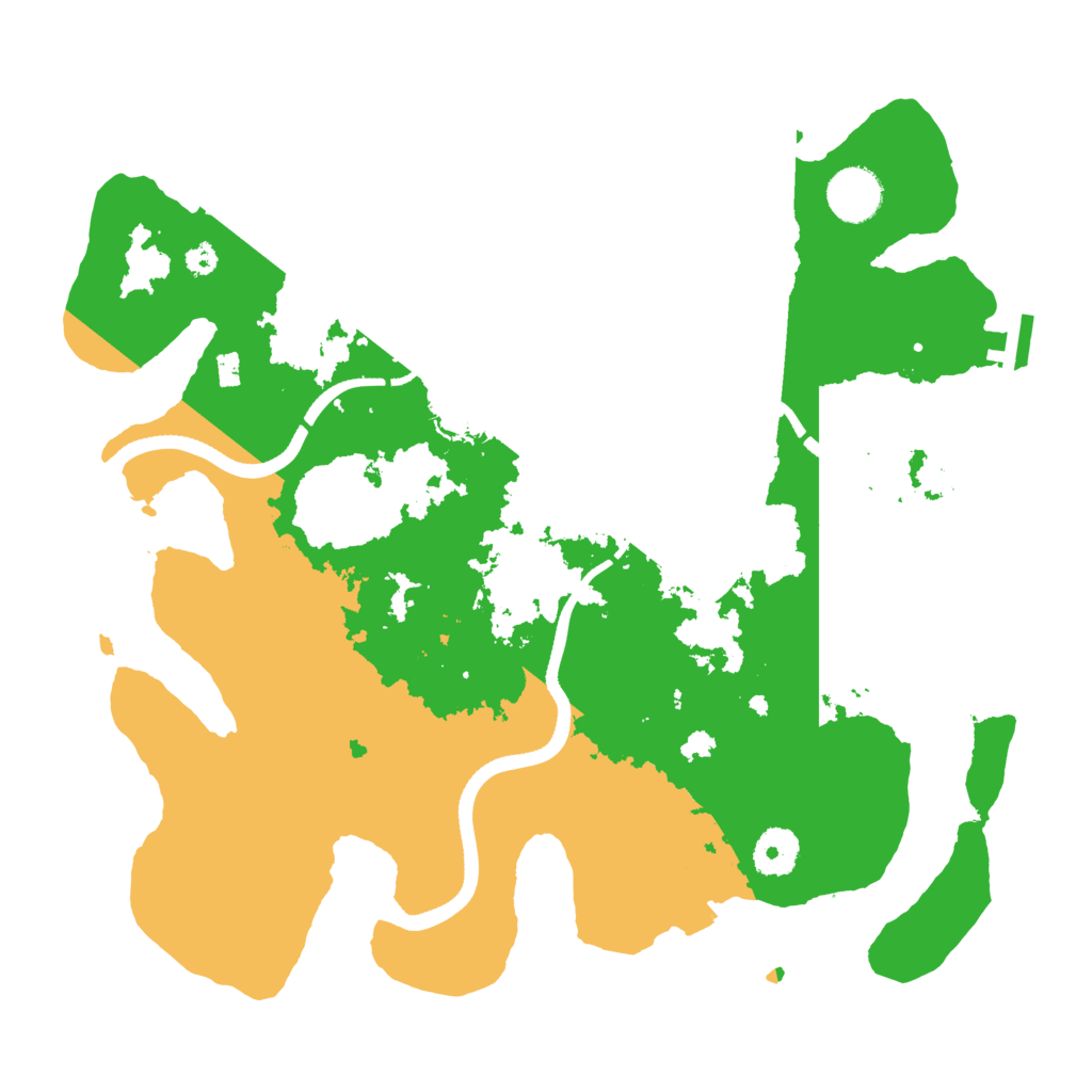 Biome Rust Map: Procedural Map, Size: 3500, Seed: 181233406