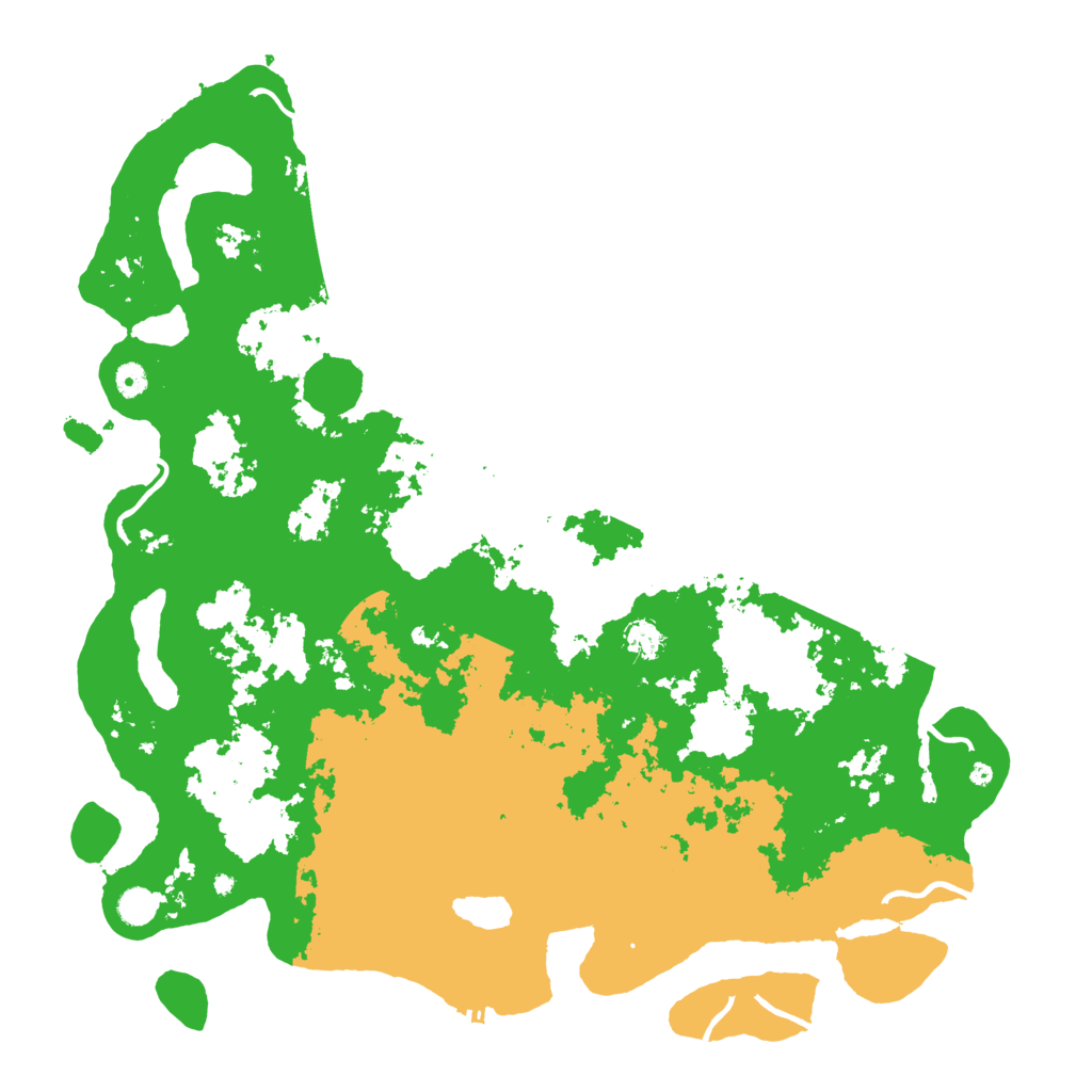 Biome Rust Map: Procedural Map, Size: 5000, Seed: 383755995