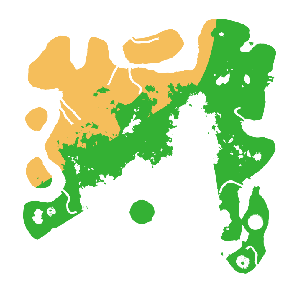 Biome Rust Map: Procedural Map, Size: 3500, Seed: 1667059841