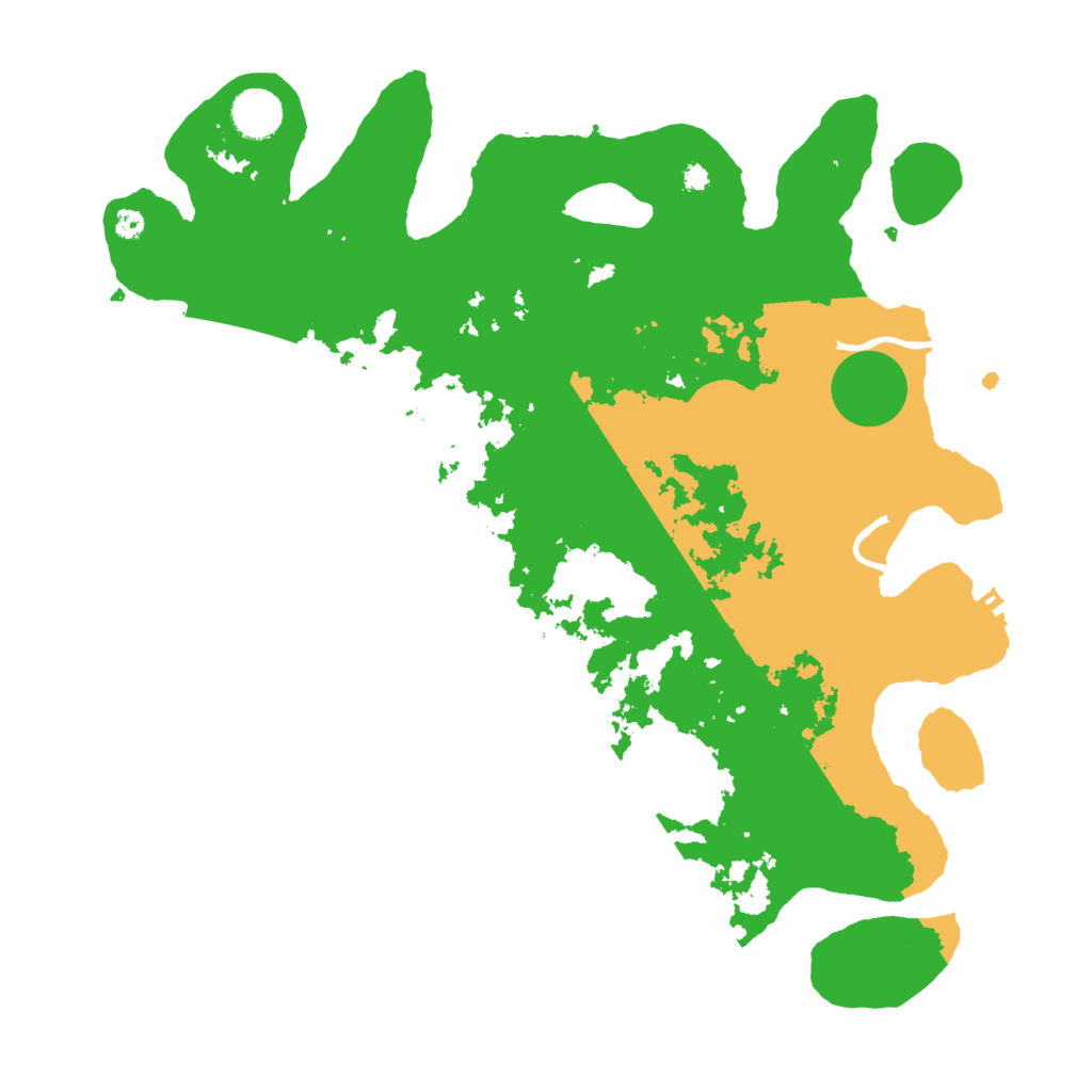 Biome Rust Map: Procedural Map, Size: 3800, Seed: 454646