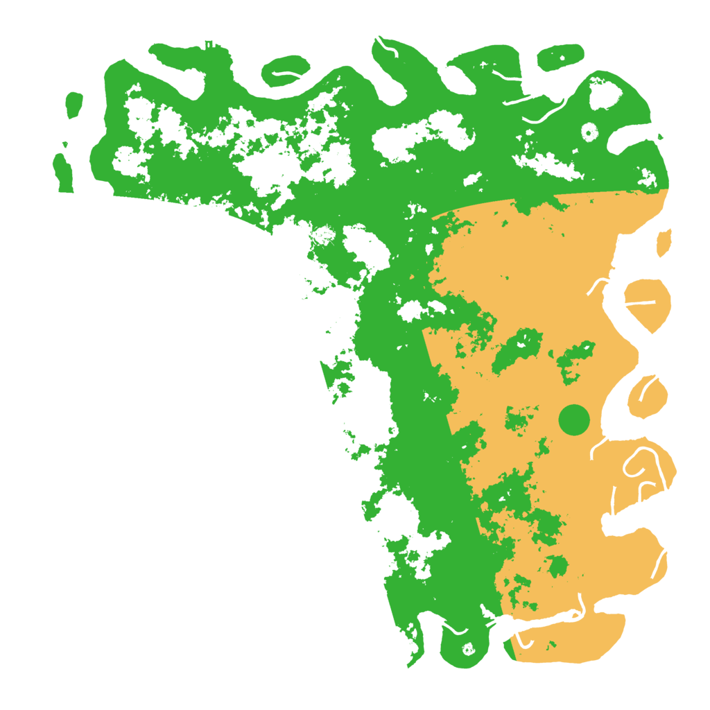 Biome Rust Map: Procedural Map, Size: 6000, Seed: 142900