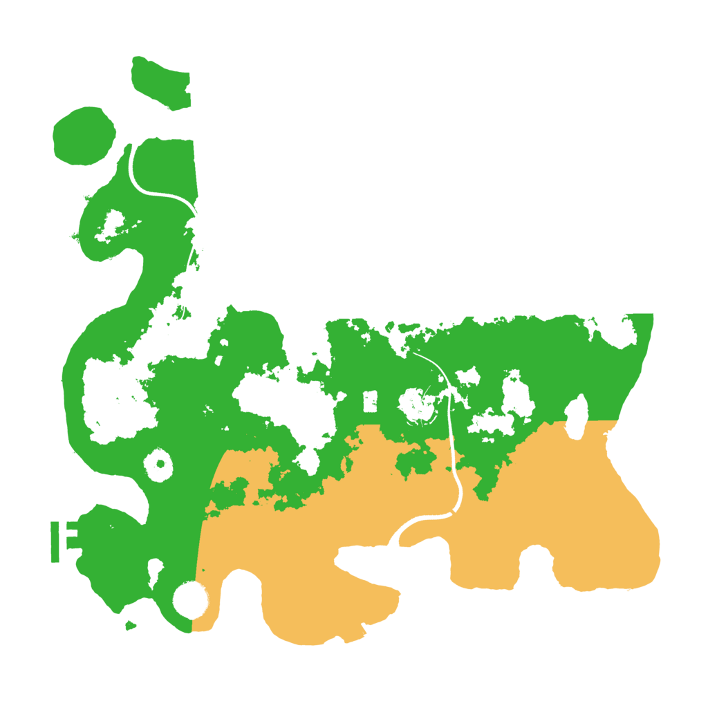 Biome Rust Map: Procedural Map, Size: 3500, Seed: 859356173