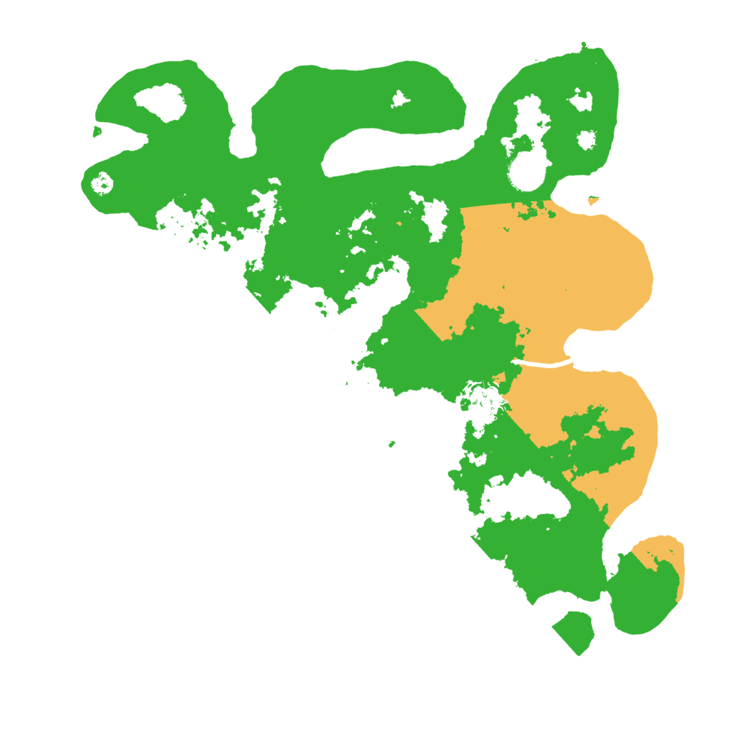 Biome Rust Map: Procedural Map, Size: 3500, Seed: 1207882693
