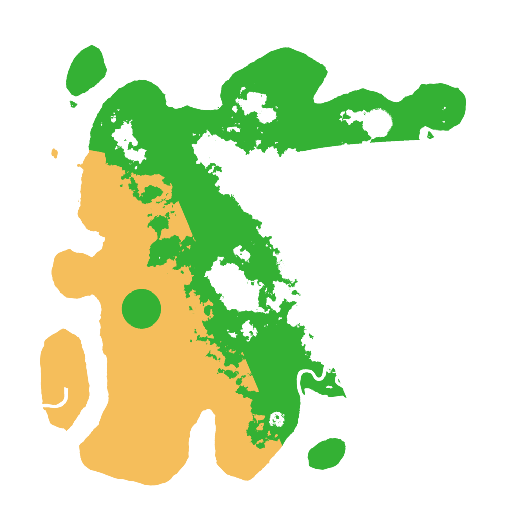 Biome Rust Map: Procedural Map, Size: 3500, Seed: 1504