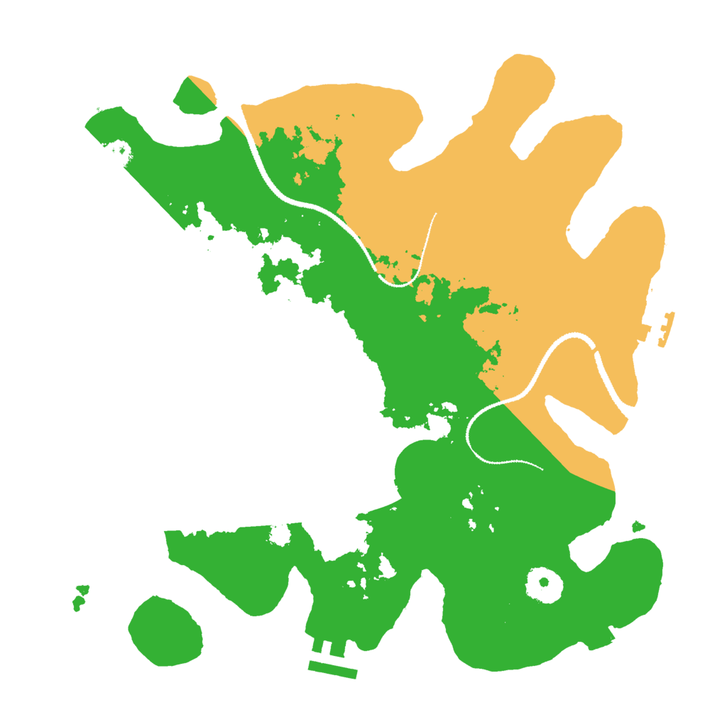 Biome Rust Map: Procedural Map, Size: 3000, Seed: 162205897