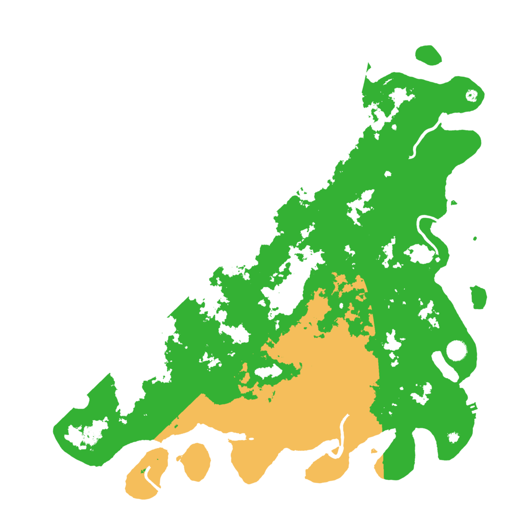 Biome Rust Map: Procedural Map, Size: 4500, Seed: 45415151