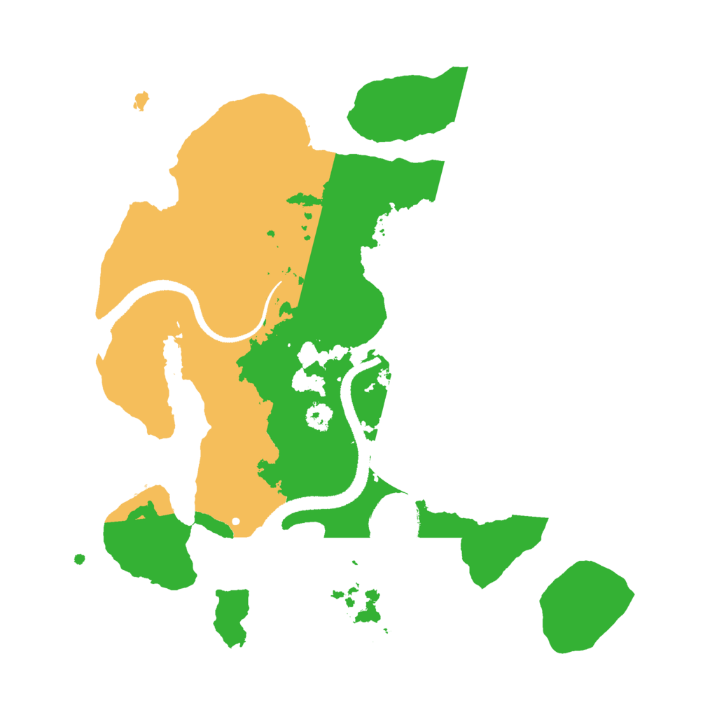 Biome Rust Map: Procedural Map, Size: 2700, Seed: 296151657