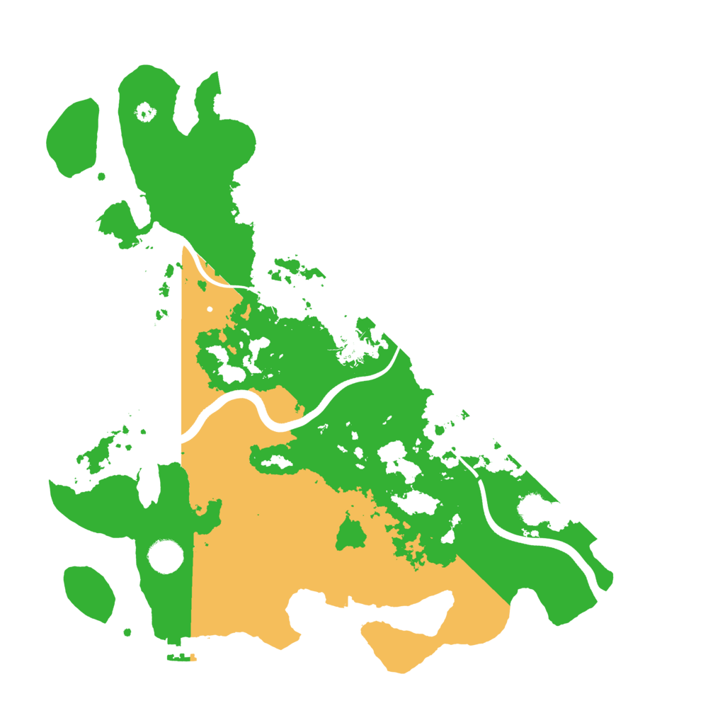 Biome Rust Map: Procedural Map, Size: 3750, Seed: 1864431301