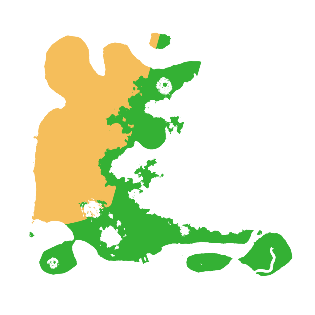 Biome Rust Map: Procedural Map, Size: 3000, Seed: 4492