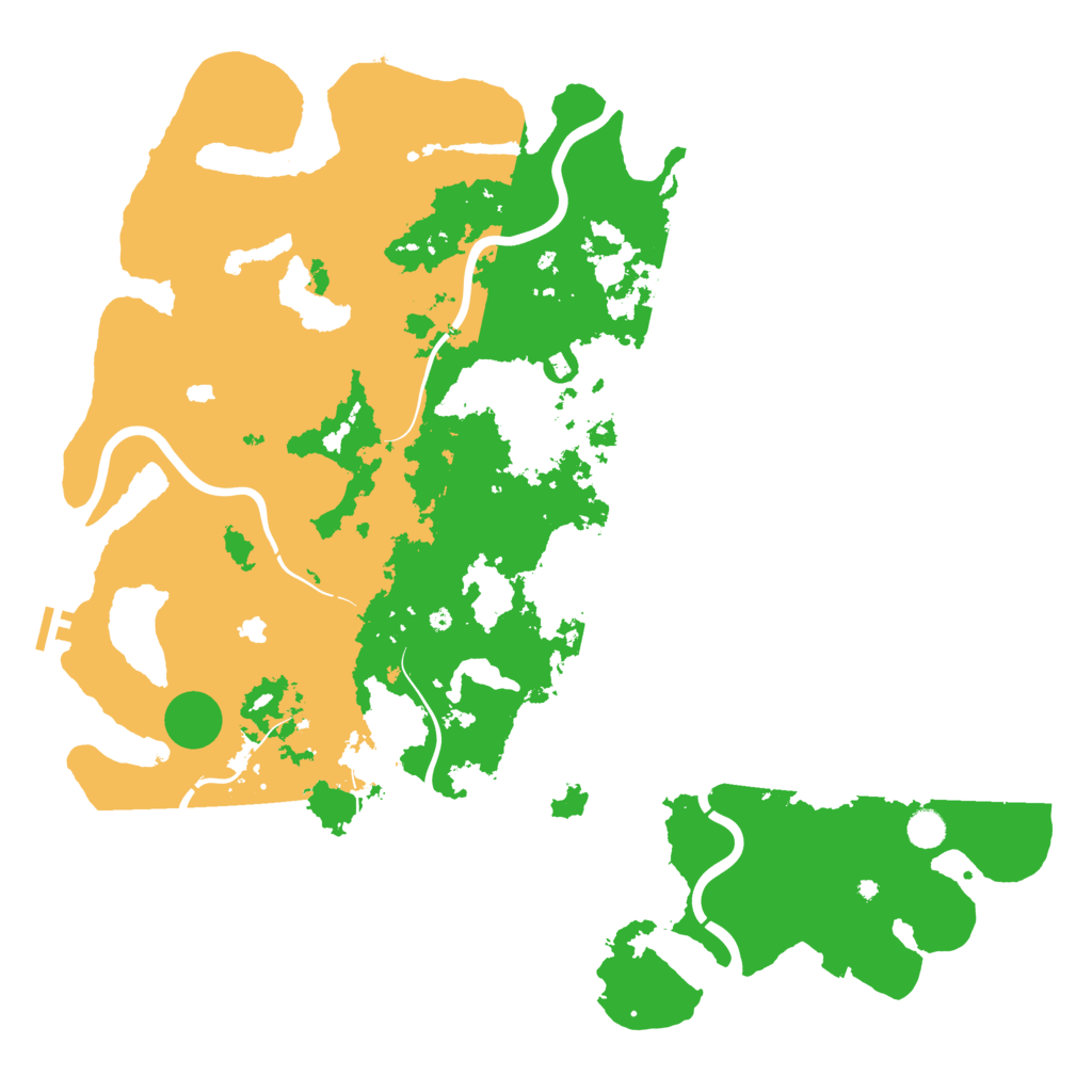 Biome Rust Map: Procedural Map, Size: 5000, Seed: 1268194789