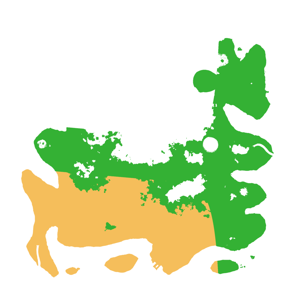 Biome Rust Map: Procedural Map, Size: 3550, Seed: 72372894