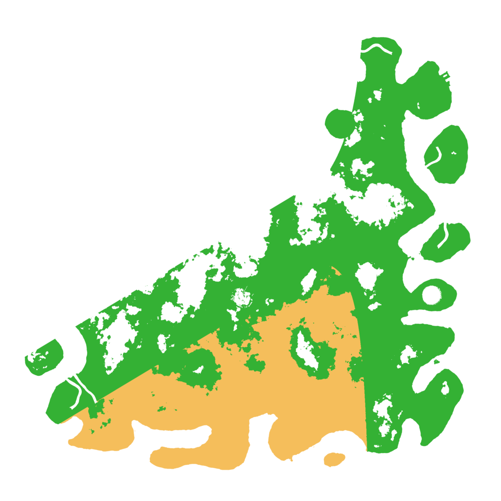 Biome Rust Map: Procedural Map, Size: 4650, Seed: 72573693