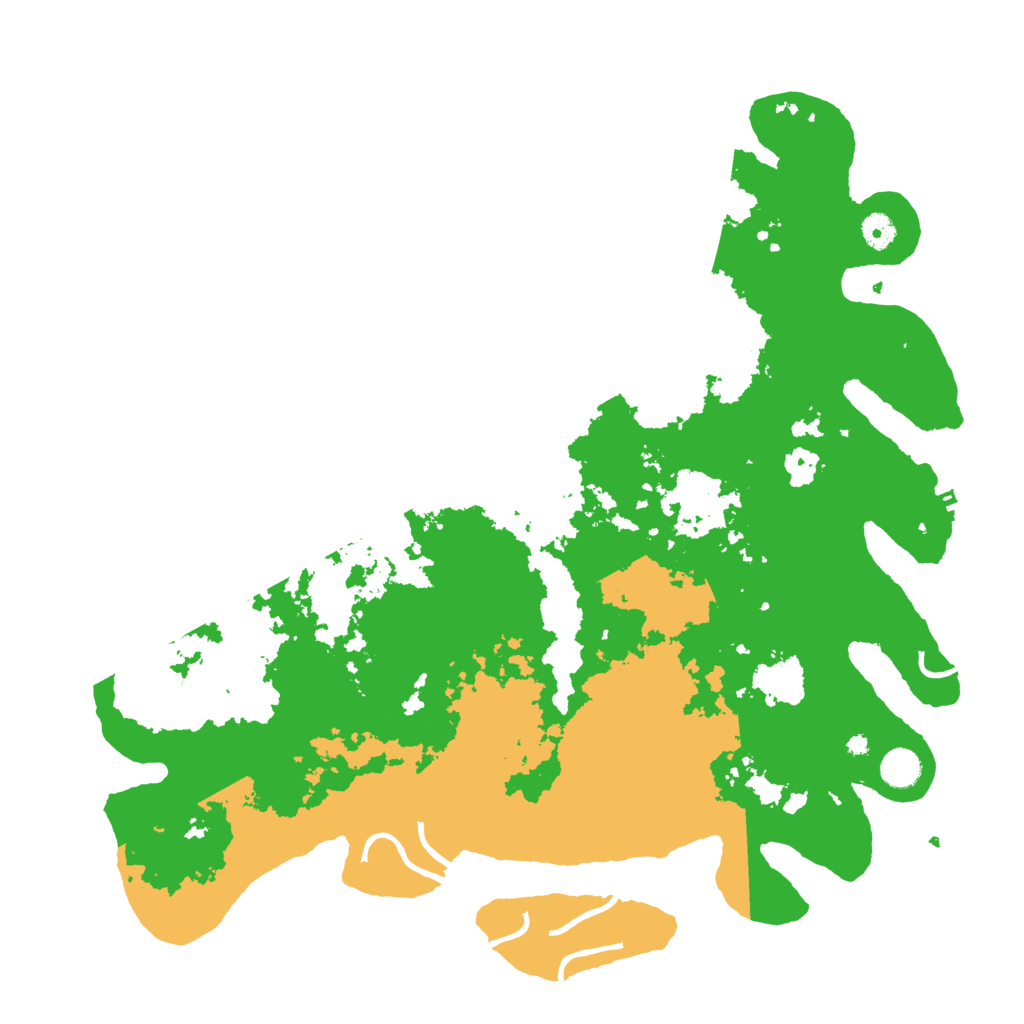 Biome Rust Map: Procedural Map, Size: 4500, Seed: 5042023