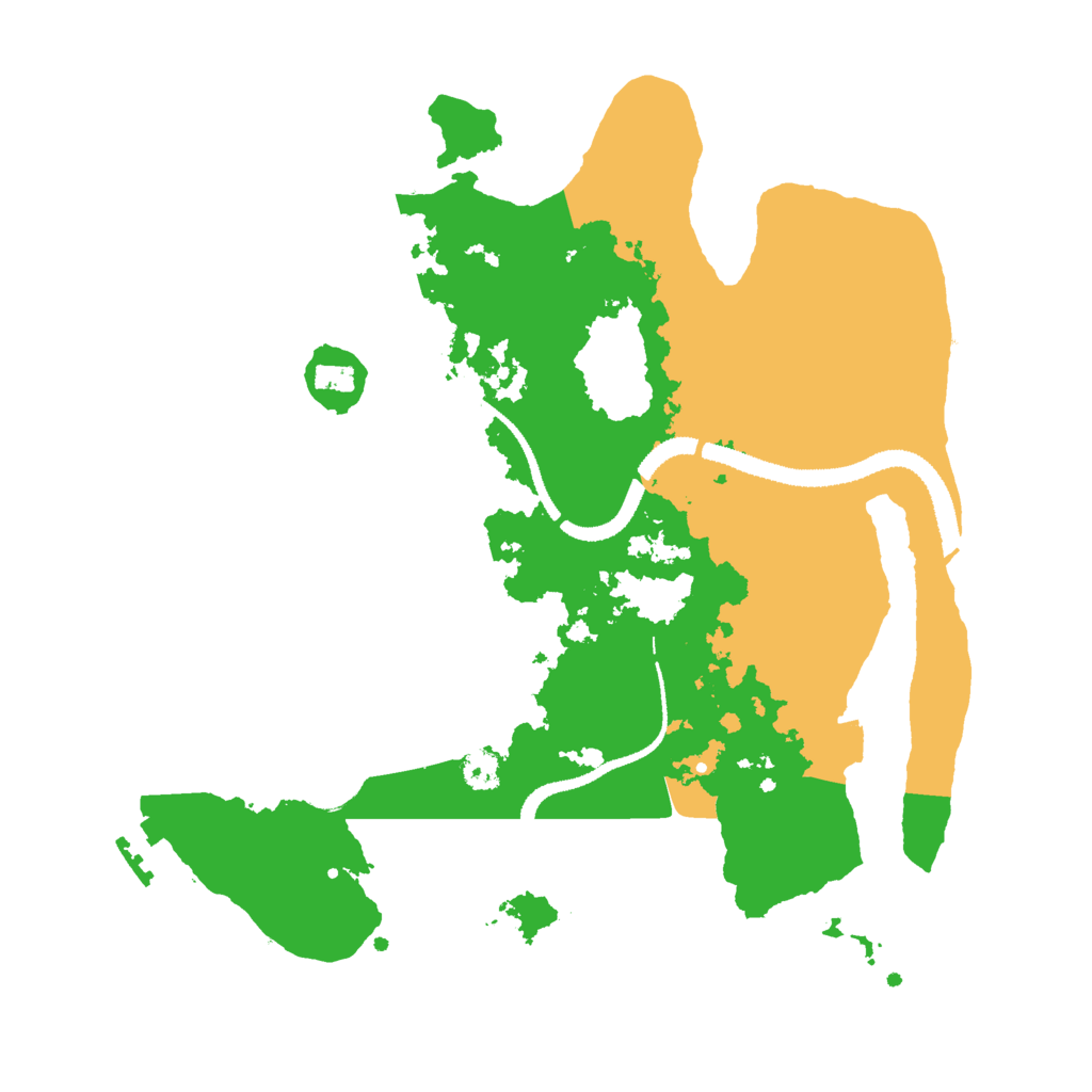 Biome Rust Map: Procedural Map, Size: 3000, Seed: 1389505172