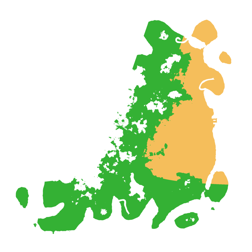 Biome Rust Map: Procedural Map, Size: 3700, Seed: 4659