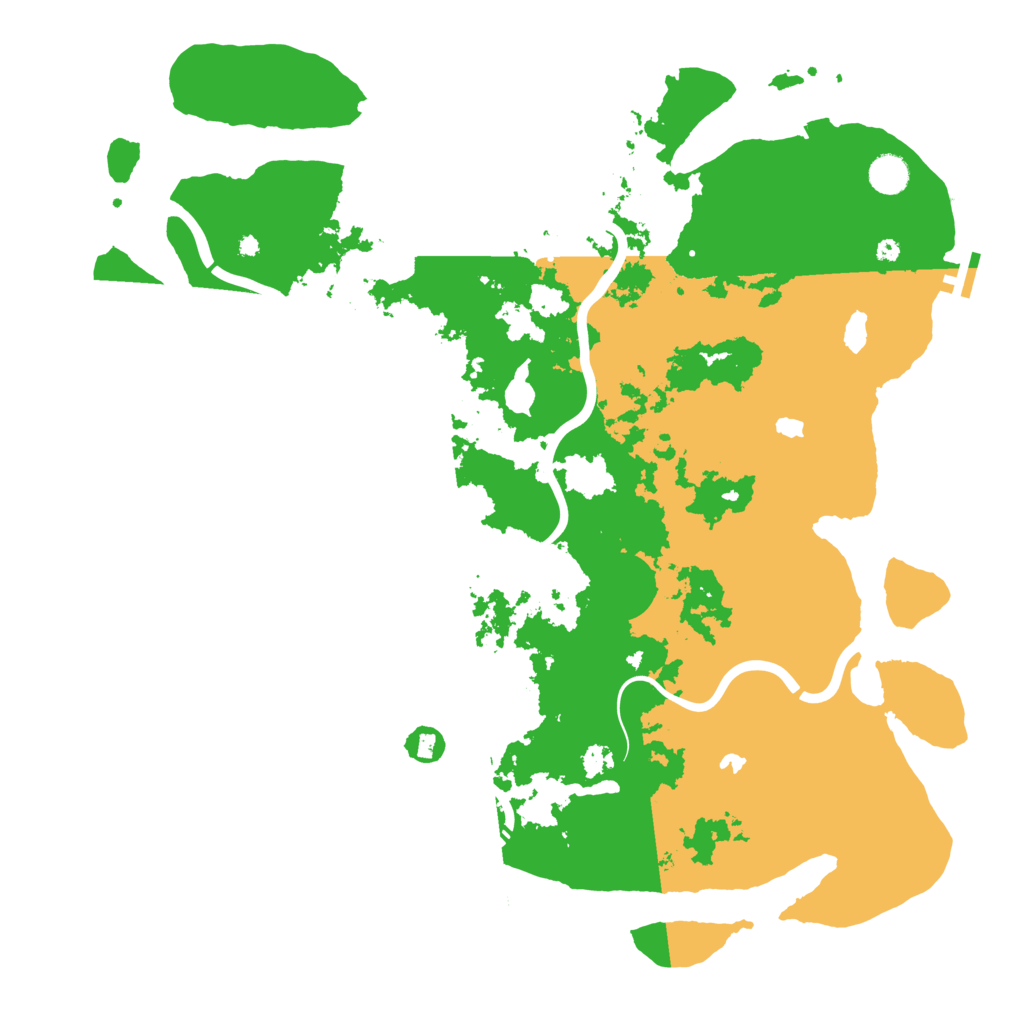 Biome Rust Map: Procedural Map, Size: 4500, Seed: 333777