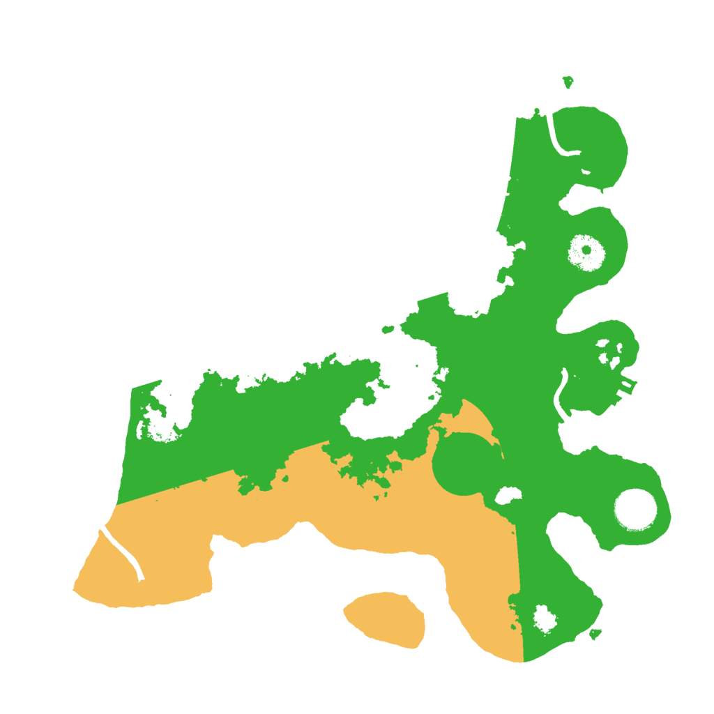 Biome Rust Map: Procedural Map, Size: 3000, Seed: 2066857261