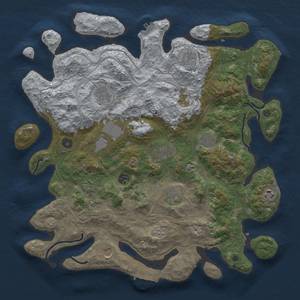 Thumbnail Rust Map: Procedural Map, Size: 4250, Seed: 1926189444, 18 Monuments