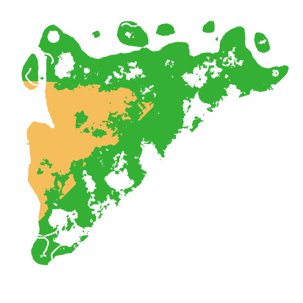 Biome Rust Map: Procedural Map, Size: 4500, Seed: 207892339