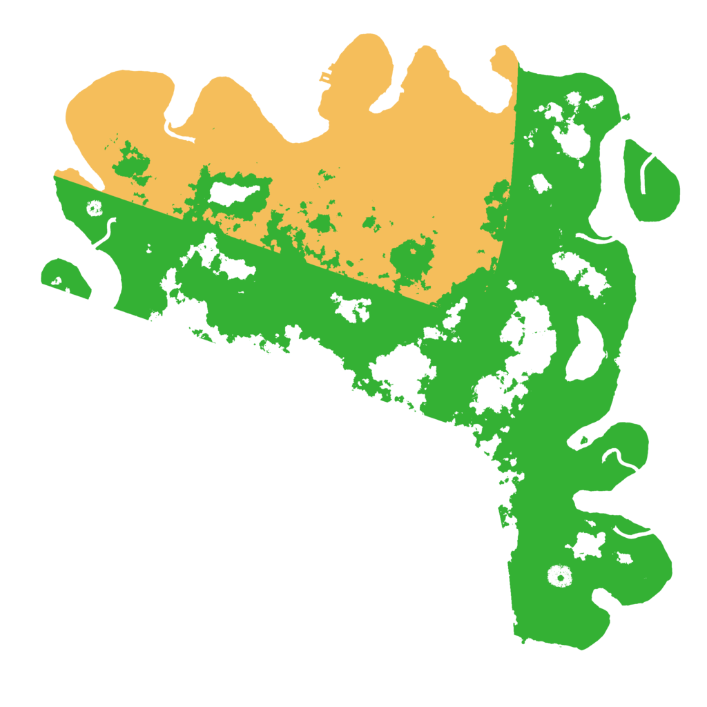 Biome Rust Map: Procedural Map, Size: 4500, Seed: 1209846533