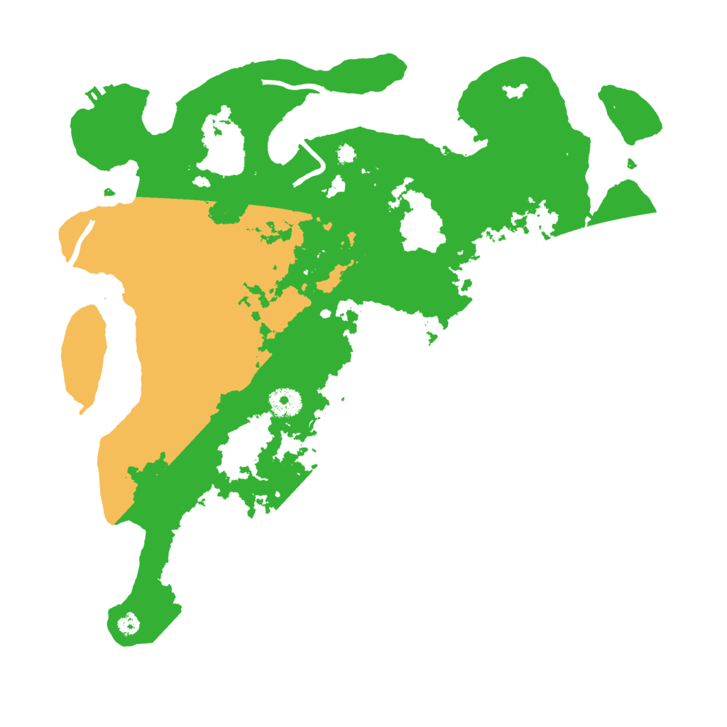 Biome Rust Map: Procedural Map, Size: 3500, Seed: 1619381572