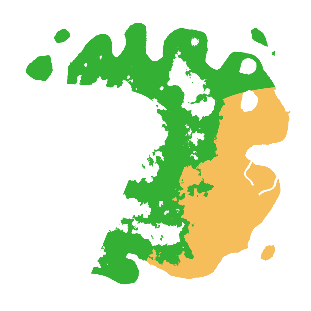 Biome Rust Map: Procedural Map, Size: 3500, Seed: 852710268