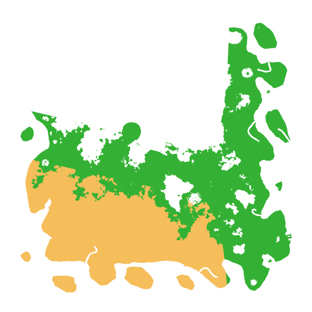 Biome Rust Map: Procedural Map, Size: 4500, Seed: 25456585