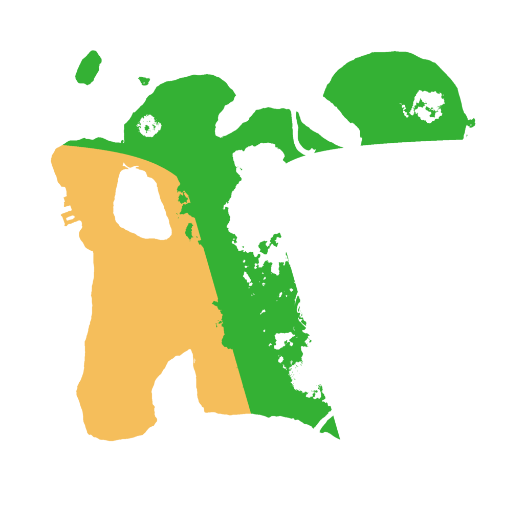 Biome Rust Map: Procedural Map, Size: 2500, Seed: 2120426228