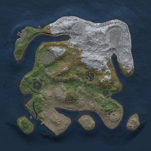 Thumbnail Rust Map: Procedural Map, Size: 2600, Seed: 117472720, 10 Monuments