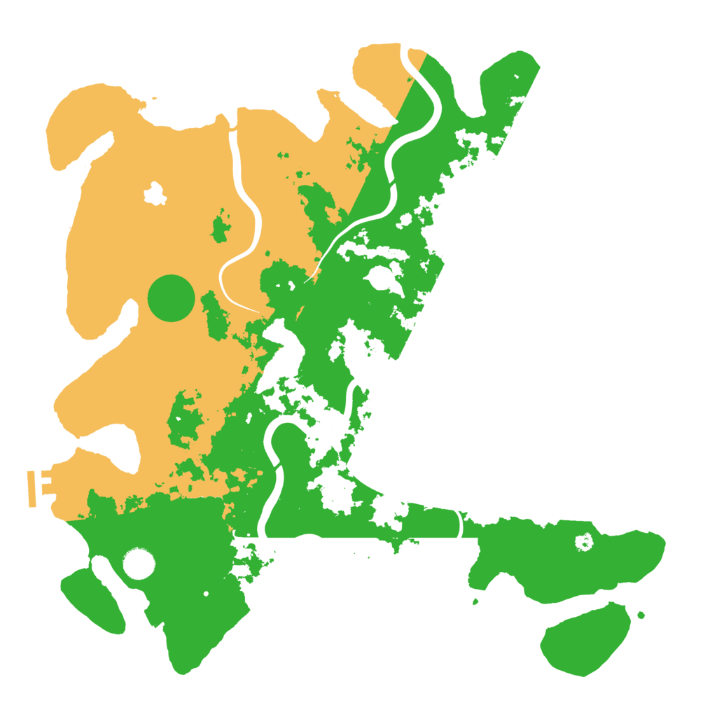 Biome Rust Map: Procedural Map, Size: 4000, Seed: 418333688