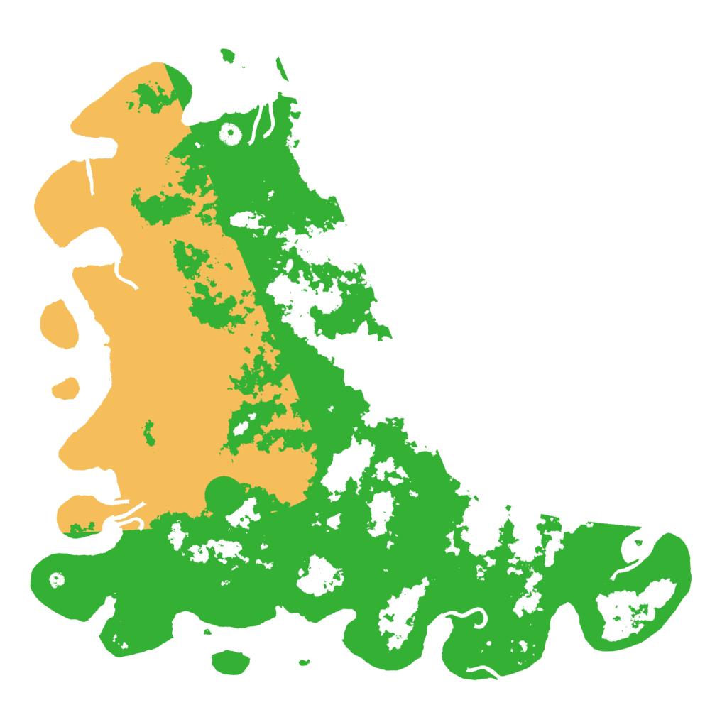 Biome Rust Map: Procedural Map, Size: 5000, Seed: 837263789