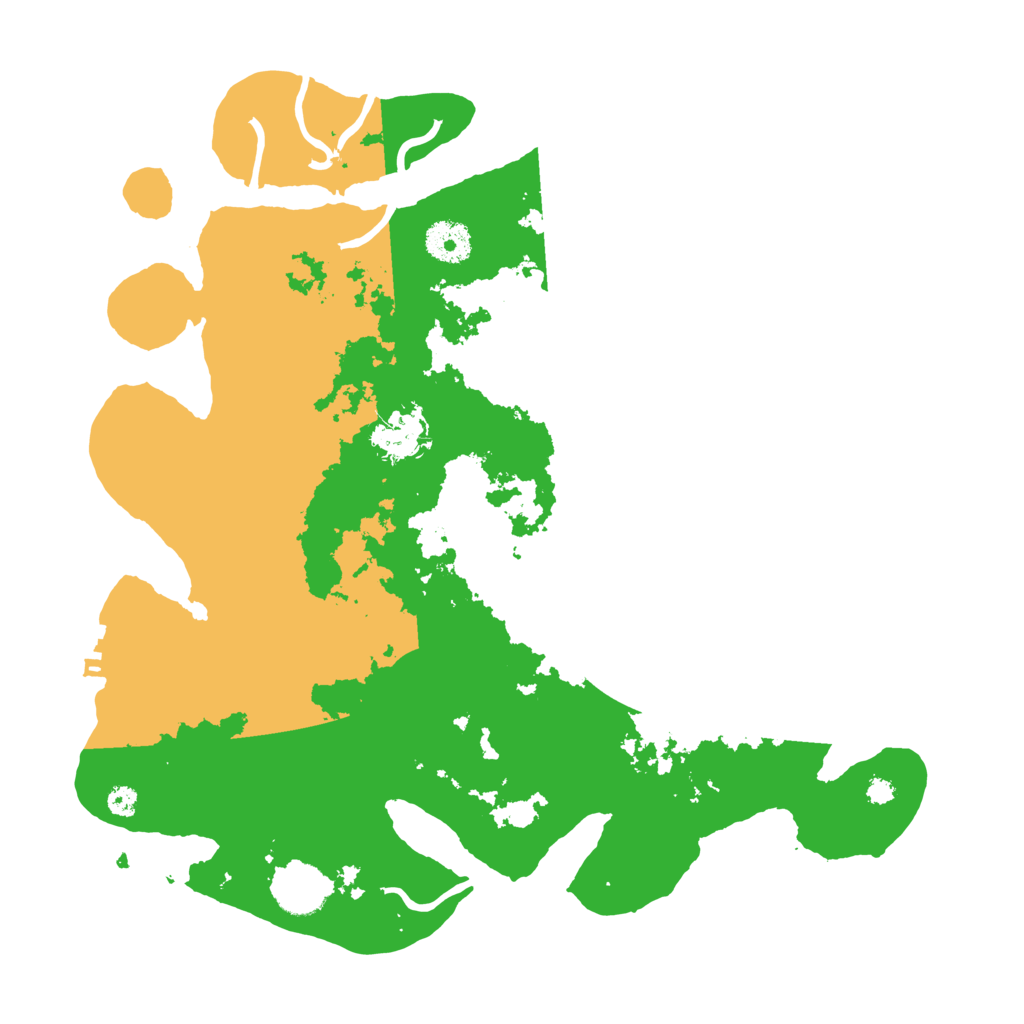 Biome Rust Map: Procedural Map, Size: 3500, Seed: 156798745