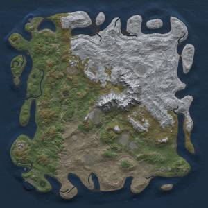 Thumbnail Rust Map: Procedural Map, Size: 5000, Seed: 1190280, 18 Monuments