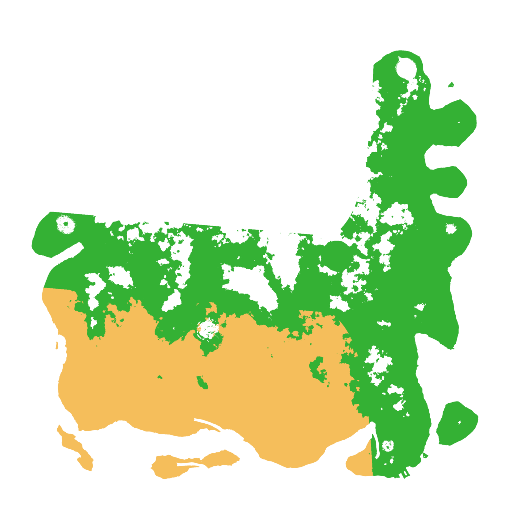 Biome Rust Map: Procedural Map, Size: 4500, Seed: 424200